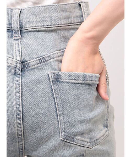 RESEXXY(リゼクシー)の「カットアウトルミエールパールデニム(デニムパンツ・レディース・ライトブルー・X-SMALL/SMALL/MEDIUM)」の12枚目の写真