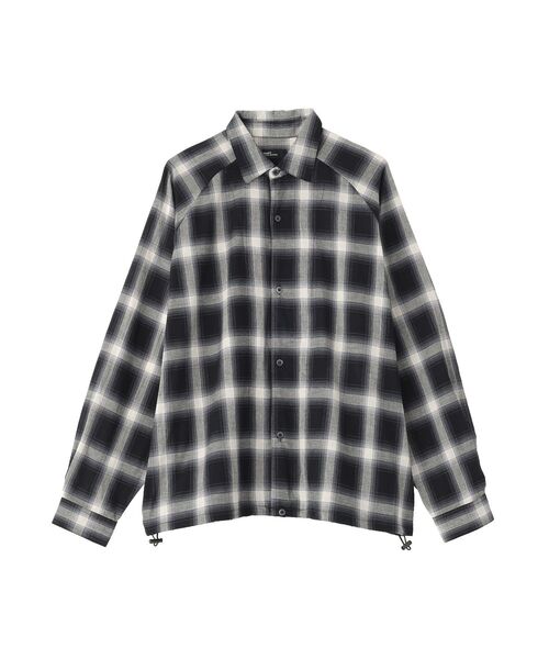 CRAFT STANDARD BOUTIQUE(クラフトスタンダードブティック)の「オンブレースイングトップ(シャツ/ブラウス・メンズ・ブラック/ブラウン/イエロー・L/M)」の4枚目の写真