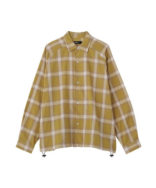 CRAFT STANDARD BOUTIQUE(クラフトスタンダードブティック)の「オンブレースイングトップ(シャツ/ブラウス・メンズ・ブラック/ブラウン/イエロー・L/M)」の6枚目の写真