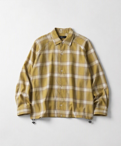 CRAFT STANDARD BOUTIQUE(クラフトスタンダードブティック)の「オンブレースイングトップ(シャツ/ブラウス・メンズ・ブラック/ブラウン/イエロー・L/M)」の3枚目の写真
