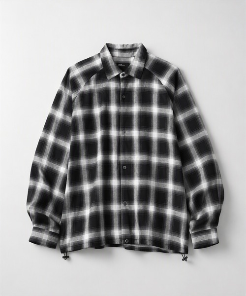 CRAFT STANDARD BOUTIQUE(クラフトスタンダードブティック)の「オンブレースイングトップ(シャツ/ブラウス・メンズ・ブラック/ブラウン/イエロー・L/M)」の1枚目の写真