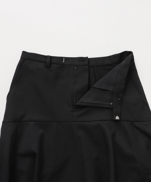CITYSHOP(シティーショップ)の「CHINO LIKE FLAIR スカート(スカート・レディース・ブラック/ベージュ・36/38)」の3枚目の写真