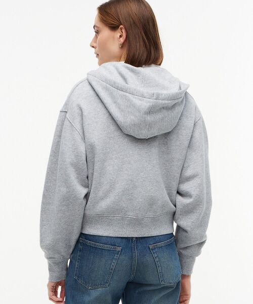 TOMMY HILFIGER(トミーヒルフィガー)の「スタジオトミージップスルースウェットパーカー(スウェット・レディース・ブルー/グレー・X-SMALL/SMALL)」の5枚目の写真