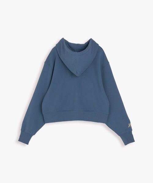 TOMMY HILFIGER(トミーヒルフィガー)の「スタジオトミージップスルースウェットパーカー(スウェット・レディース・ブルー/グレー・X-SMALL/SMALL)」の14枚目の写真