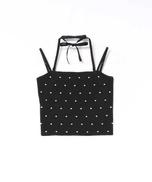 EMODA(エモダ)の「ASYMMETRY CHOKER TWIN KNIT(ニット/セーター・レディース・ブラック/ブルー/アイボリー・FREE)」の4枚目の写真