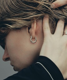 【silver925】RopehoopPierce/ロープフープピアス