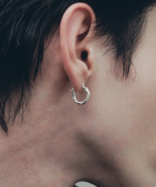 whoseA（フーシー）の「【silver925】RopehoopPierce/ロープフープピアス（ピアス（両耳用）・メンズ・シルバー・FREE）」の13枚目の写真