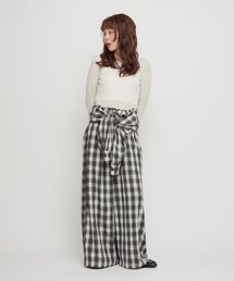 WILLOW | 【willow】オンブレチェックオールインワン(サロペット/オーバーオール)