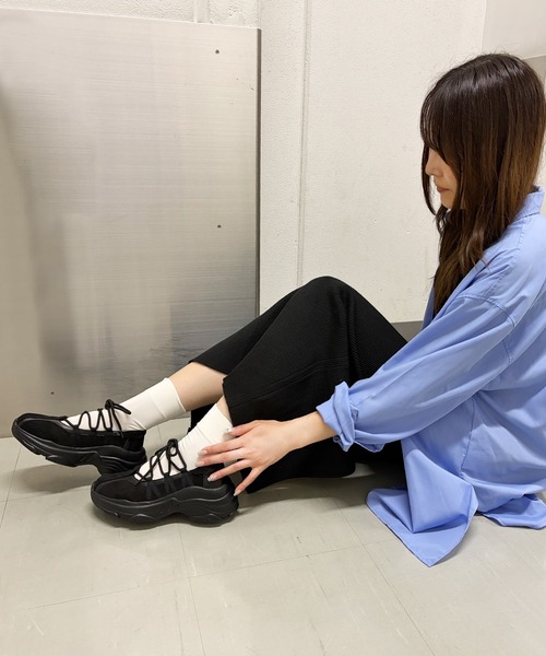 attagirl（アタガール）の「レースアップバレエスニーカー（スニーカー・レディース・ブラウン系その他/ブラック系その他・S/3L/LL/L/M）」の10枚目の写真