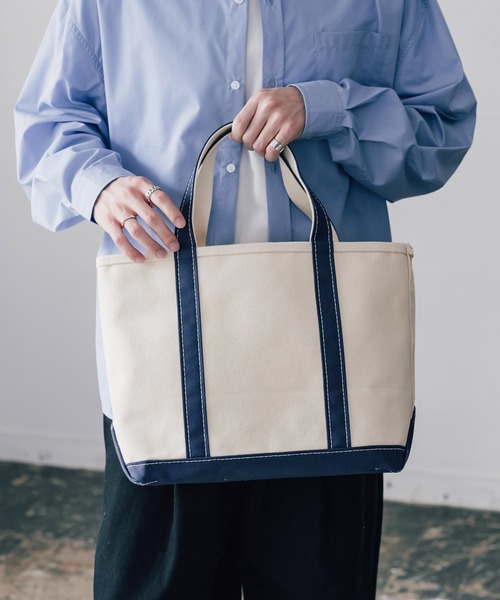 L.L.Bean(エルエルビーン)の「L.L.Bean エルエルビーン Boat and Tote Bag Open-Top Medium ボートアンドトート オープントップ ミディアム/ハンドバッグ(トートバッグ・メンズ・ブルー/ダークグリーン/ブラック・FREE)」の3枚目の写真