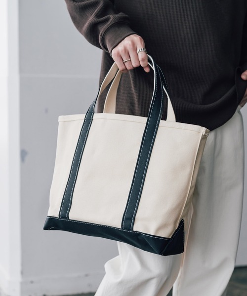 L.L.Bean(エルエルビーン)の「L.L.Bean エルエルビーン Boat and Tote Bag Open-Top Medium ボートアンドトート オープントップ ミディアム/ハンドバッグ(トートバッグ・メンズ・ブルー/ダークグリーン/ブラック・FREE)」の11枚目の写真