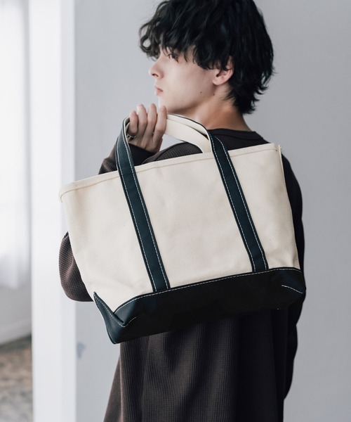 L.L.Bean(エルエルビーン)の「L.L.Bean エルエルビーン Boat and Tote Bag Open-Top Medium ボートアンドトート オープントップ ミディアム/ハンドバッグ(トートバッグ・メンズ・ブルー/ダークグリーン/ブラック・FREE)」の13枚目の写真