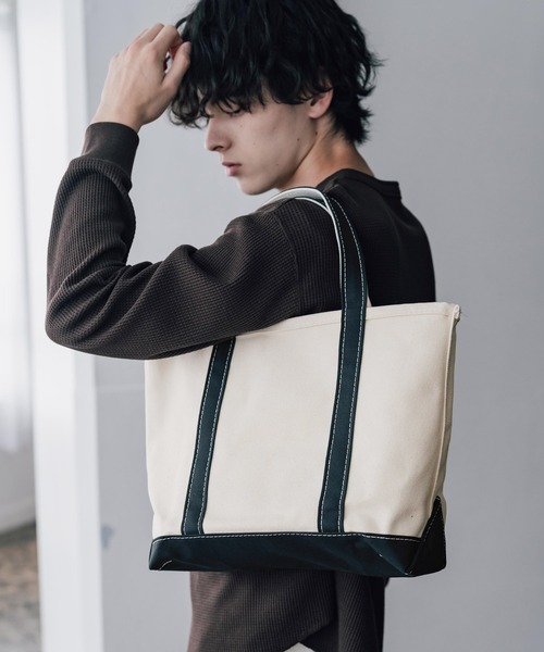 L.L.Bean(エルエルビーン)の「L.L.Bean エルエルビーン Boat and Tote Bag Open-Top Medium ボートアンドトート オープントップ ミディアム/ハンドバッグ(トートバッグ・メンズ・ブルー/ダークグリーン/ブラック・FREE)」の14枚目の写真