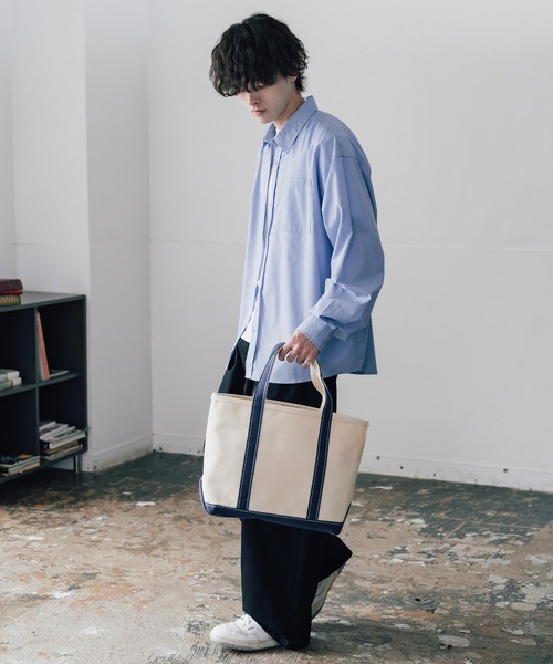 L.L.Bean(エルエルビーン)の「L.L.Bean エルエルビーン Boat and Tote Bag Open-Top Medium ボートアンドトート オープントップ ミディアム/ハンドバッグ(トートバッグ・メンズ・ブルー/ダークグリーン/ブラック・FREE)」の22枚目の写真