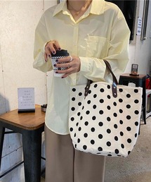Liaa/ドット柄 ミニトートバッグ A18853