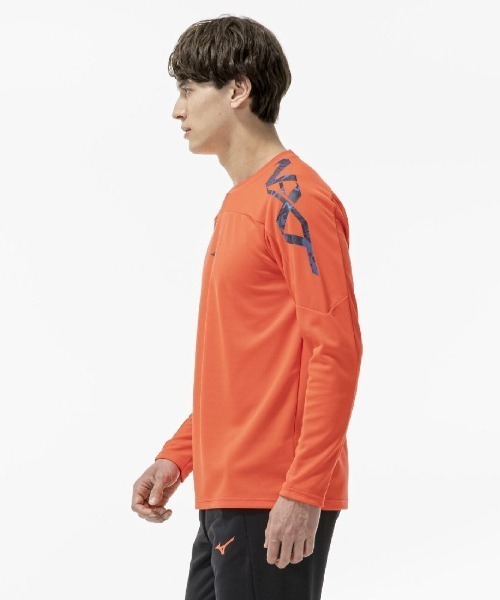 MIZUNO(ミズノ )の「ミズノ MIZUNO N-XT 長袖Tシャツ(Tシャツ/カットソー・メンズ・ホワイト/オレンジ/ブラック/ネイビー・LL/M/L)」の16枚目の写真