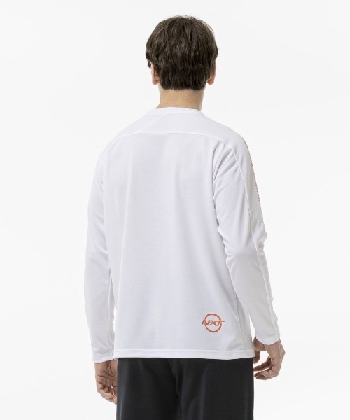 MIZUNO(ミズノ )の「ミズノ MIZUNO N-XT 長袖Tシャツ(Tシャツ/カットソー・メンズ・ホワイト/オレンジ/ブラック/ネイビー・LL/M/L)」の21枚目の写真