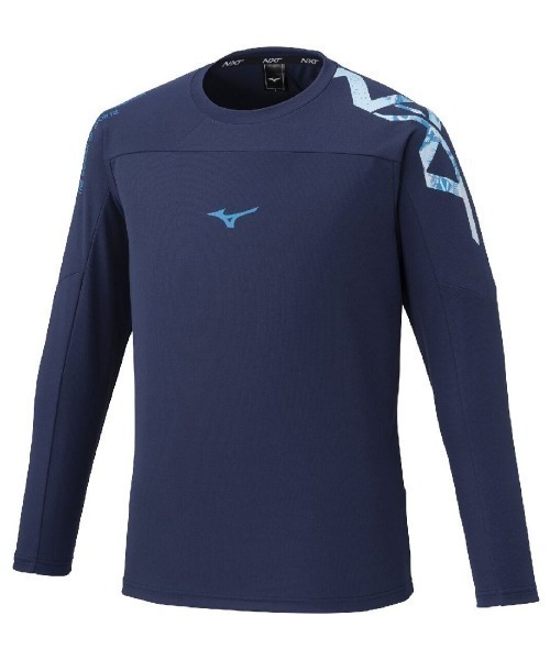 MIZUNO(ミズノ )の「ミズノ MIZUNO N-XT 長袖Tシャツ(Tシャツ/カットソー・メンズ・ホワイト/オレンジ/ブラック/ネイビー・LL/M/L)」の10枚目の写真