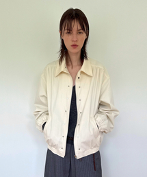 STUDDED BLOUSON JACKET (ivory)