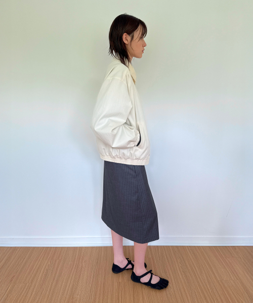DIAGONAL(ダイアゴナル)の「STUDDED BLOUSON JACKET (ivory)(ブルゾン・レディース・その他・FREE)」の5枚目の写真