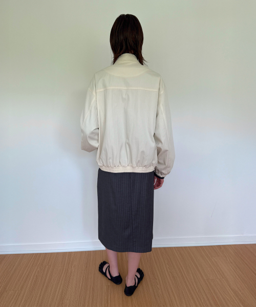 DIAGONAL(ダイアゴナル)の「STUDDED BLOUSON JACKET (ivory)(ブルゾン・レディース・その他・FREE)」の6枚目の写真