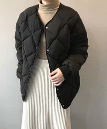 キルティング中綿ジャケット