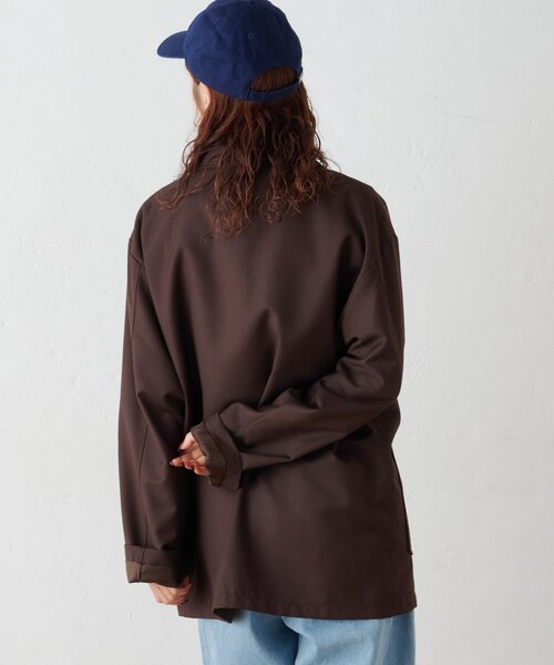 GEVACO(ゲバコ)の「【GEVACO】ワークテーラードJKT(テーラードジャケット・メンズ・ブラウン/ネイビー・MEDIUM/LARGE)」の5枚目の写真