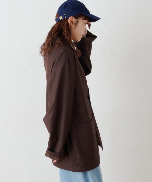 GEVACO(ゲバコ)の「【GEVACO】ワークテーラードJKT(テーラードジャケット・メンズ・ブラウン/ネイビー・MEDIUM/LARGE)」の6枚目の写真