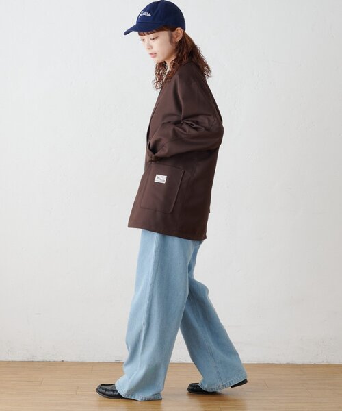 GEVACO(ゲバコ)の「【GEVACO】ワークテーラードJKT(テーラードジャケット・メンズ・ブラウン/ネイビー・MEDIUM/LARGE)」の10枚目の写真