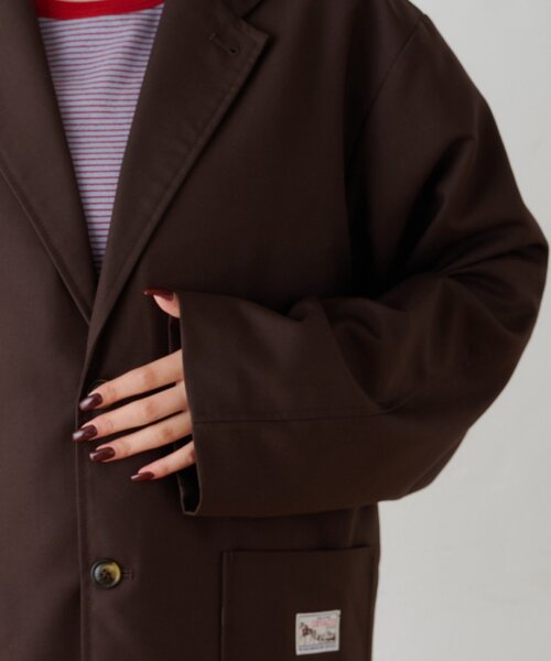 GEVACO(ゲバコ)の「【GEVACO】ワークテーラードJKT(テーラードジャケット・メンズ・ブラウン/ネイビー・MEDIUM/LARGE)」の15枚目の写真