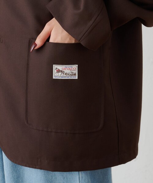 GEVACO(ゲバコ)の「【GEVACO】ワークテーラードJKT(テーラードジャケット・メンズ・ブラウン/ネイビー・MEDIUM/LARGE)」の17枚目の写真