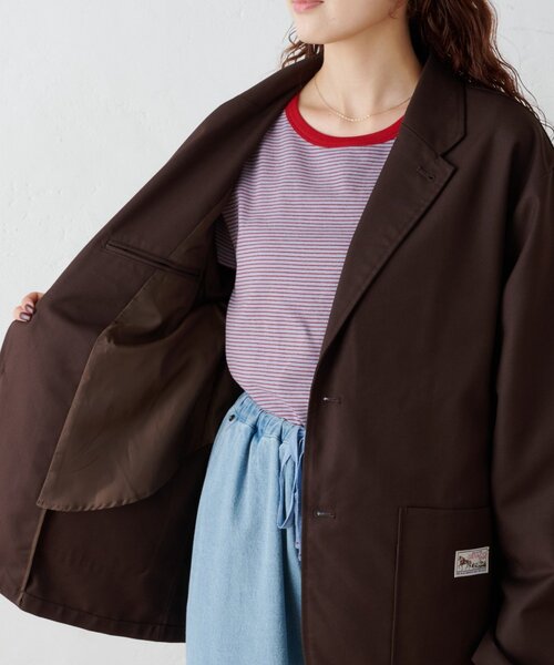 GEVACO(ゲバコ)の「【GEVACO】ワークテーラードJKT(テーラードジャケット・メンズ・ブラウン/ネイビー・MEDIUM/LARGE)」の18枚目の写真