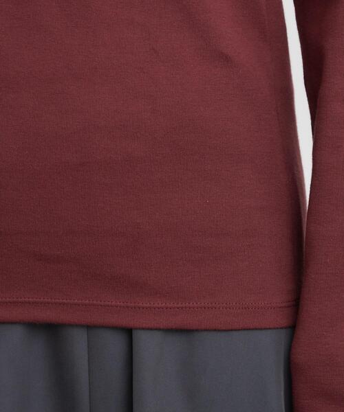 PETIT BATEAU(プチバトー)の「【PETIT BATEAU/プチバトー】ボートネック長袖Tシャツ(Tシャツ/カットソー・レディース・ネイビー/ダークブラウン・01/02)」の9枚目の写真