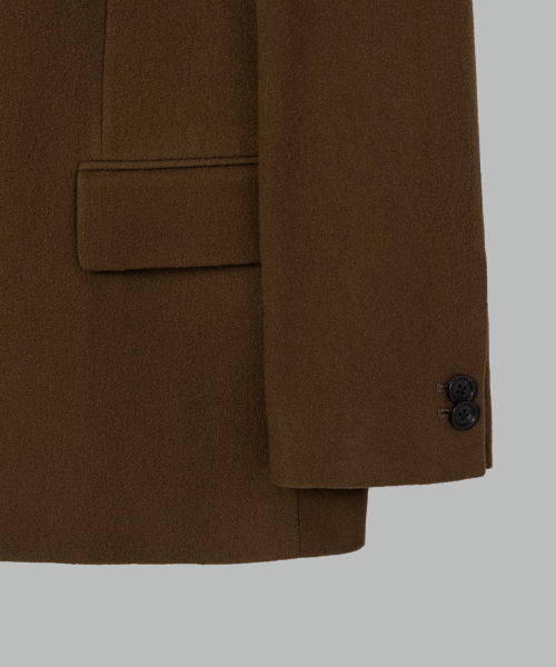 NONBLANK(ノンブランク)の「ウールフランネル ルーズフィットジャケット_BROWN(テーラードジャケット・メンズ・その他・MEDIUM/LARGE/X-LARGE)」の6枚目の写真