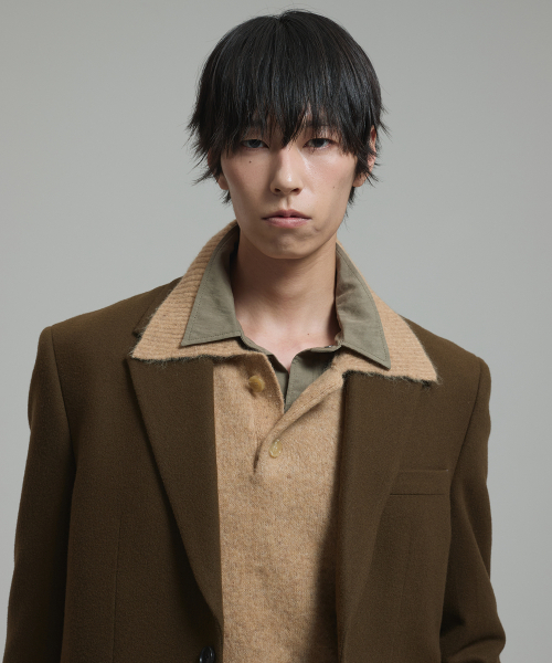 NONBLANK(ノンブランク)の「ウールフランネル ルーズフィットジャケット_BROWN(テーラードジャケット・メンズ・その他・MEDIUM/LARGE/X-LARGE)」の8枚目の写真