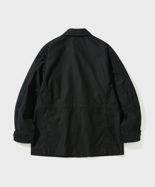 SHIRTER(シャーター)の「MOLESKIN 51 MIL FIELD JACKET (BLACK)(ミリタリージャケット・メンズ・その他・SMALL/MEDIUM/LARGE)」の2枚目の写真