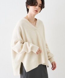 Rouge vif（ルージュヴィフ）の「【定番人気 / 2026AW新作】フォックスウールVネックニットプルオーバー/ホールガーメント（ニット/セーター・レディース）」