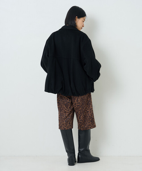 FREAK'S STORE(フリークスストア)の「ウールスタンドコート(ブルゾン・レディース・モカ/ブラック/グレー・SMALL/MEDIUM)」の7枚目の写真