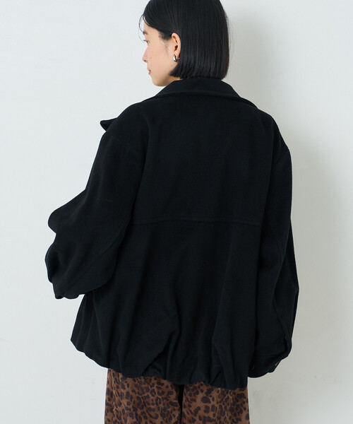 FREAK'S STORE(フリークスストア)の「ウールスタンドコート(ブルゾン・レディース・モカ/ブラック/グレー・SMALL/MEDIUM)」の11枚目の写真