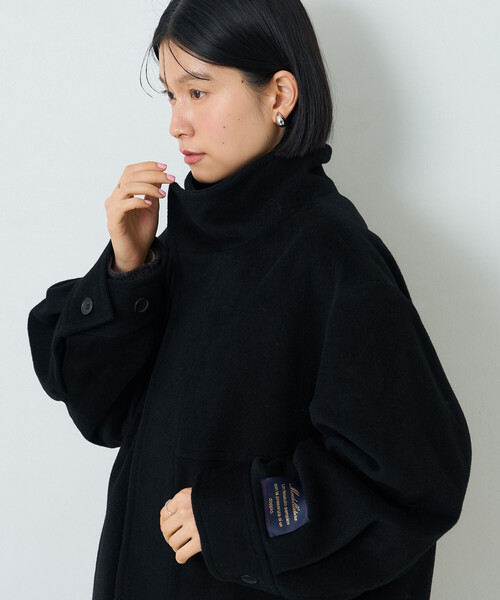FREAK'S STORE(フリークスストア)の「ウールスタンドコート(ブルゾン・レディース・モカ/ブラック/グレー・SMALL/MEDIUM)」の19枚目の写真