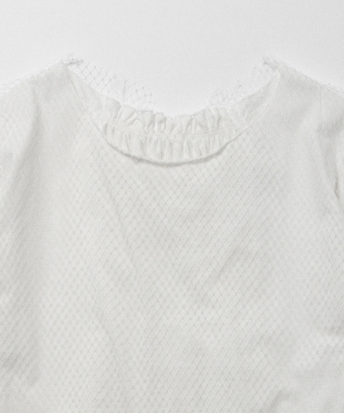 Ray BEAMS（レイビームス）の「◇RBS / メッシュ レイヤーT（Tシャツ/カットソー・レディース・ホワイト/ブラック・ONE SIZE）」の18枚目の写真