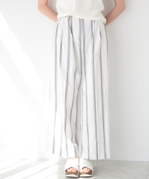 one after another NICE CLAUP | 【ナイスクラップ】２つ釦ワイドパンツ(その他パンツ)