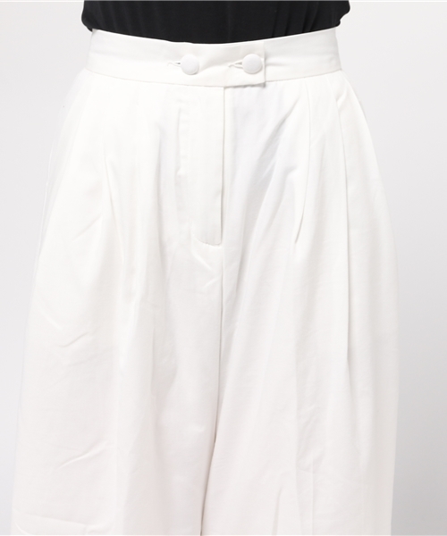 one after another NICE CLAUP（ワンアフターアナザーナイスクラップ）の「２つ釦ワイドパンツ（その他パンツ・レディース・その他1/その他2/オフホワイト/グレー/ワンウォッシュ・FREE）」の6枚目の写真