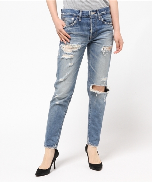 MOUSSY（マウジー）の「MV Citra Tapered（デニムパンツ・レディース・ブルー・23inch/26inch/24inch/25inch/27inch）」の2枚目の写真