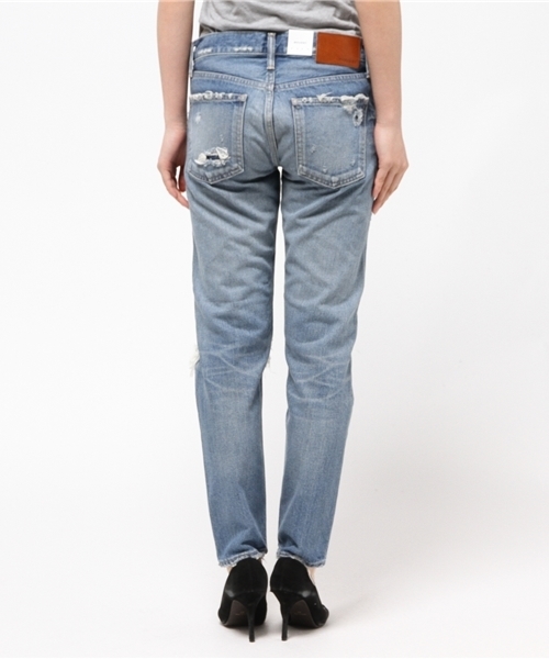 MOUSSY（マウジー）の「MV Citra Tapered（デニムパンツ・レディース・ブルー・23inch/26inch/24inch/25inch/27inch）」の11枚目の写真