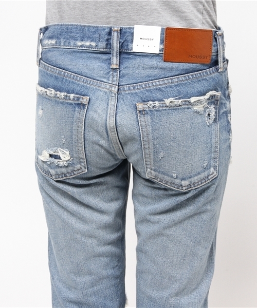 MOUSSY（マウジー）の「MV Citra Tapered（デニムパンツ・レディース・ブルー・23inch/26inch/24inch/25inch/27inch）」の13枚目の写真