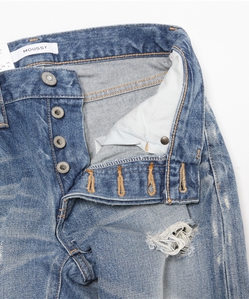 MOUSSY（マウジー）の「MV Citra Tapered（デニムパンツ・レディース・ブルー・23inch/26inch/24inch/25inch/27inch）」の4枚目の写真