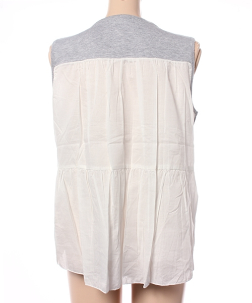 MOUSSY(マウジー)の「KNIT COMBI TANK(タンクトップ・レディース・グレー系その他/ブラック/ホワイト・FREE)」の4枚目の写真