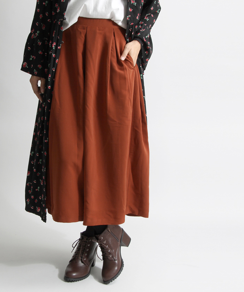 WEGO（ウィゴー）の「WEGO/タックスカンツ（その他パンツ・レディース・その他1/ピンク/ブラック/カーキ/ダークオレンジ・FREE）」の5枚目の写真