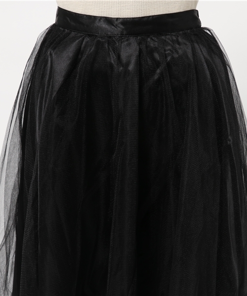 WEGO（ウィゴー）の「WEGO/チュールラメボリュームスカート（スカート・レディース・ピンク/ブラック/アイボリー・FREE）」の5枚目の写真